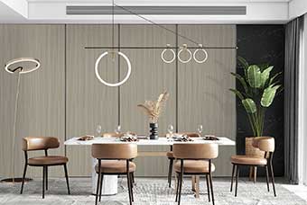 辽源轻奢风格-餐厅