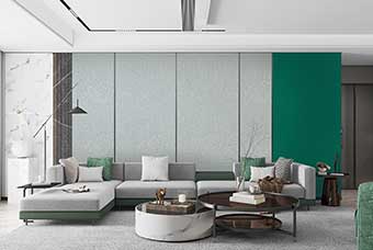 辽源轻奢风格-客厅