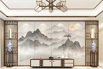 辽源森佰汇航空纤维（山水画系列）