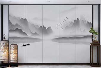 辽源森佰汇航空纤维（山水画系列）